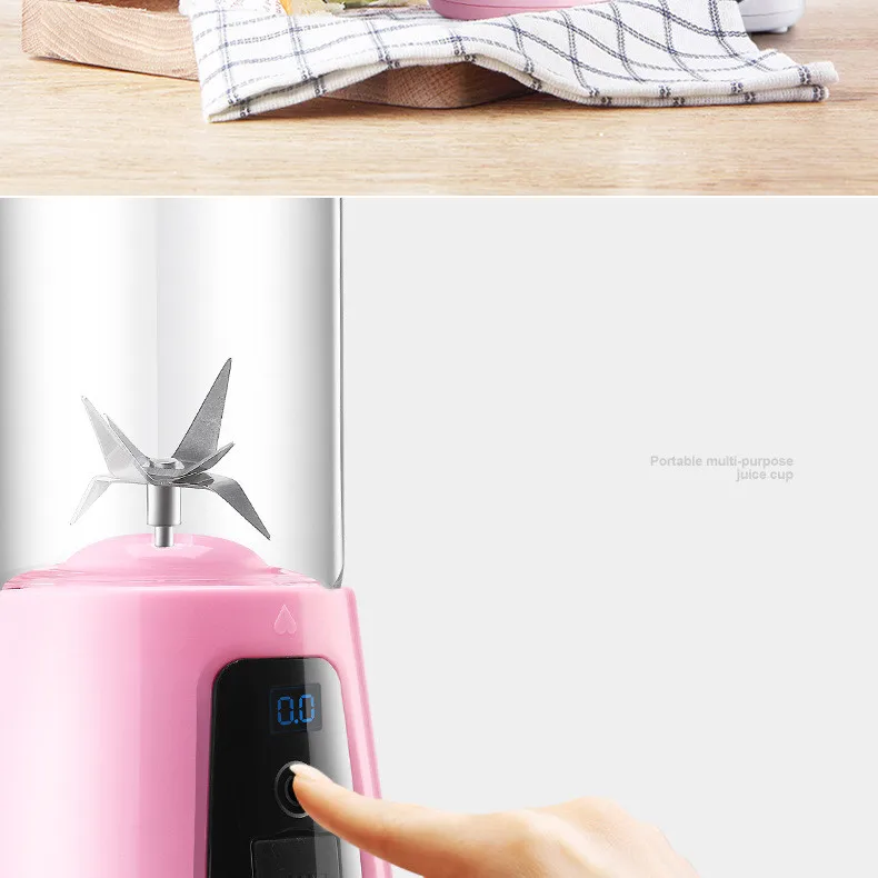 
New Model Portable Blender Cup 380ml Mini Portable Electric Blender 