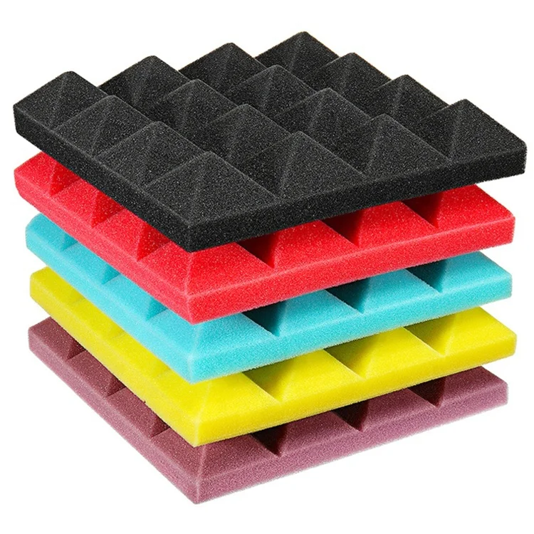 Wall Decoration Absorbs Sound Polyester Acoustic Panel Sale Black Light Decorative Style Graphic Room Office Technical Color Tex