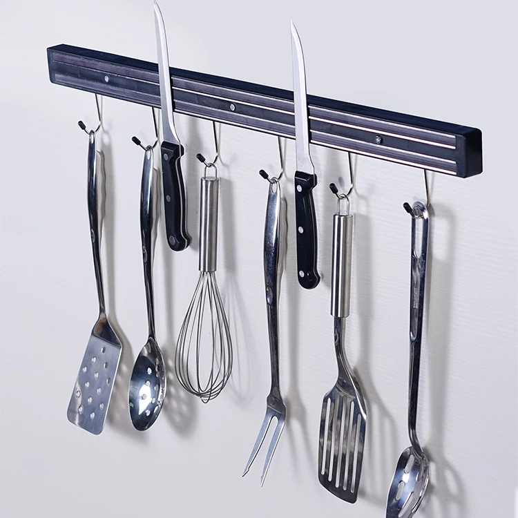 Wall Mounted Kitchen Tool Storage Rack 13 18 24 Inch Stainless Steel Magnetic Knife Holder