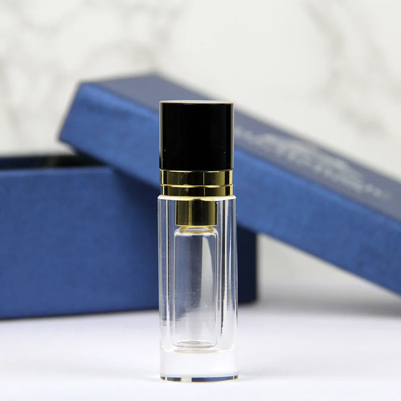 Glass Crystal Roll On Deodorant Bottles Perfume Essential Oil Roller Bottles With Metal Roller Ball