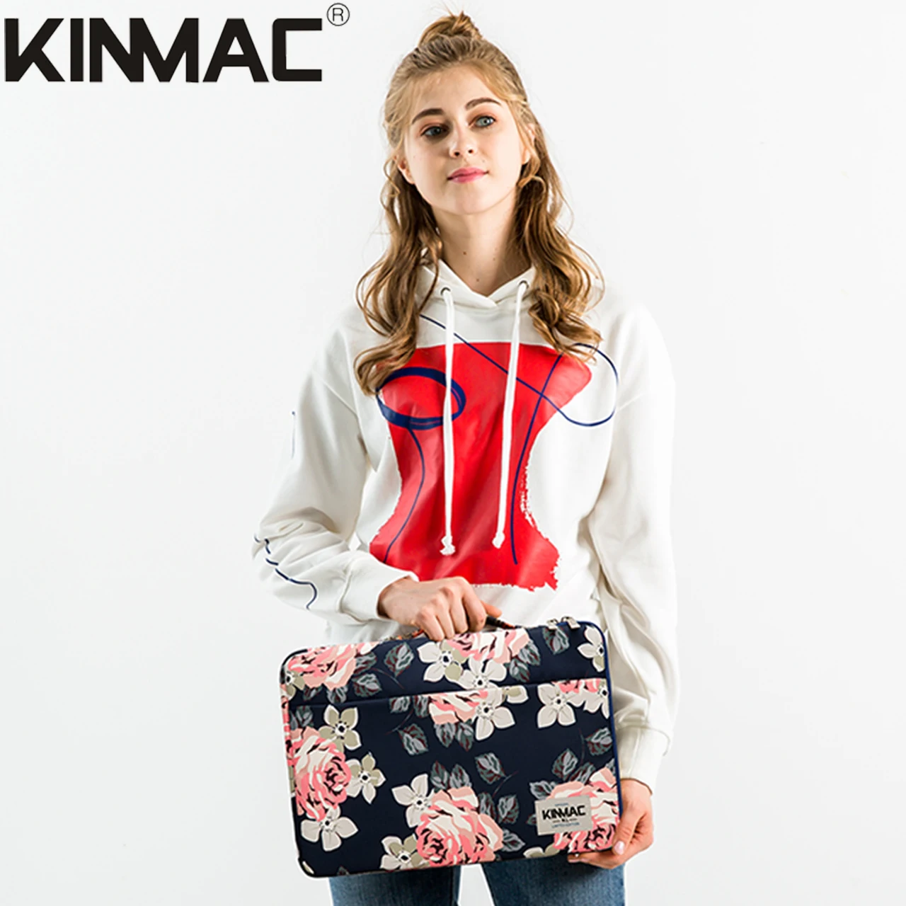 Kinmac с голубыми цветами 360 Защитная водостойкая 15 дюймов 6 ноутбук сумка чехол для ноутбука