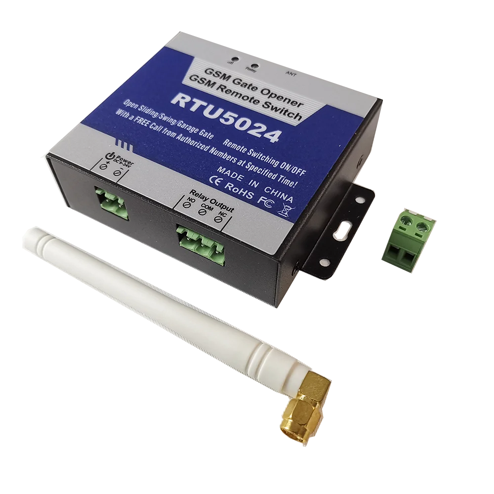 RTU5024 2G GSM Gate Opener Relay Switch Remote Control 4G Free Call Door Access Wireless Door Opener