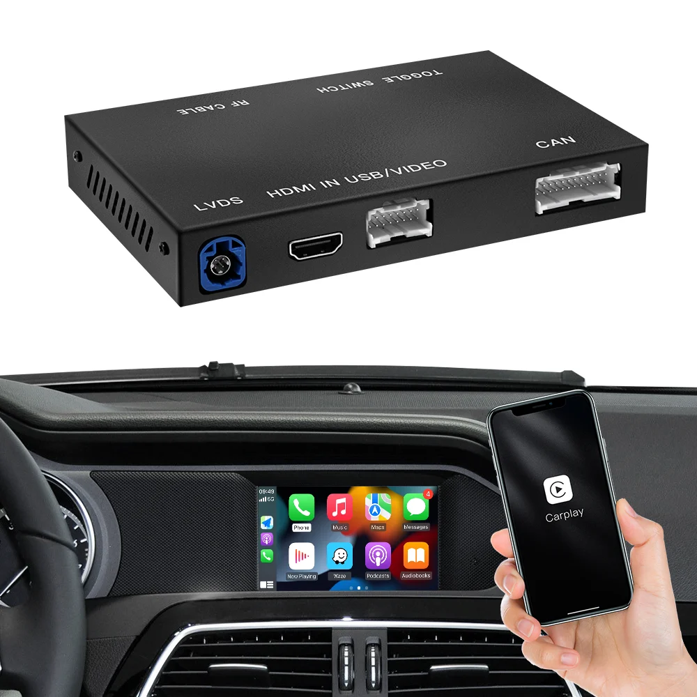 Беспроводной адаптер Apple Carplay Android Auto для Mercedes Benz мультимедийное радио NTG4.0/4 5/5 0 w203 w204 w205 car play
