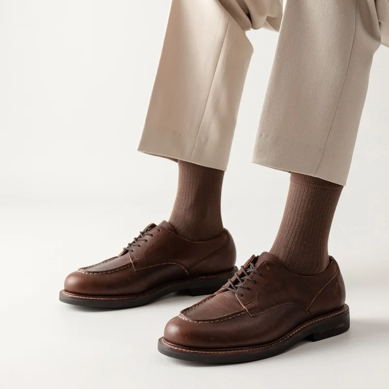 Office business stripe black cotton bamboo Japan socks custom logo 3A anti odor  deodorant socks tube crew gift for men socks