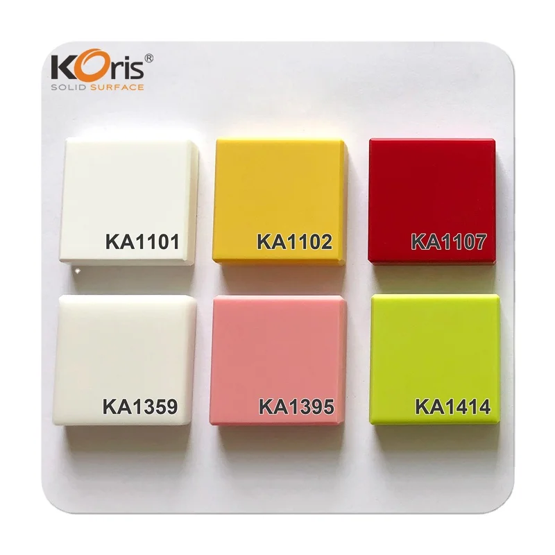 Koris composite modified and pure big slab artificial stone sheet artificial marble solid surface acrylic