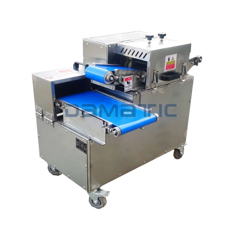 Meat Saw Band Knife Frozen Fish Beef Salami Slicer Chicken Mutton Kebab Dice Cutting Cube Slicing Meat Dicer Machine Small Home