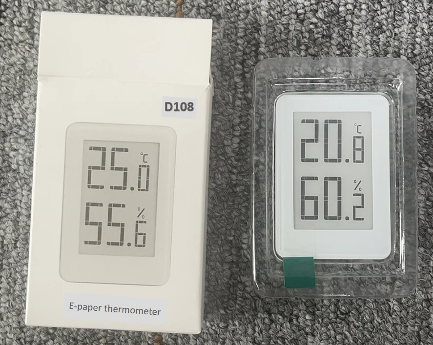 Cheapest E-paper thermohygrometer 0~50 degree centigrade Temperature Humidity Recorder environmental protection thermometer