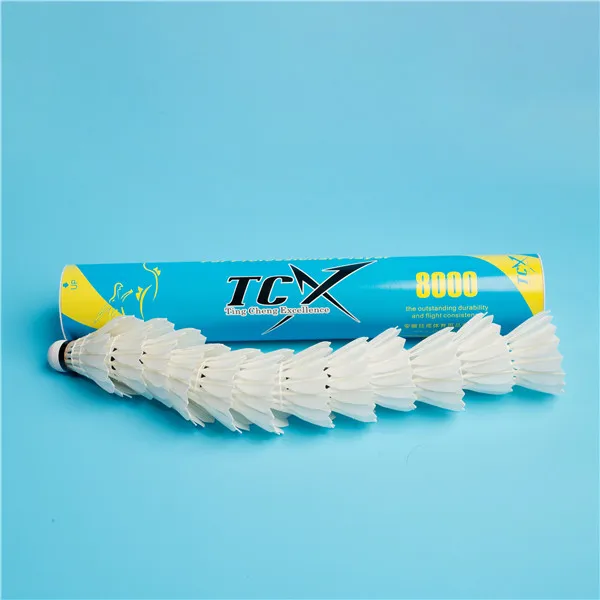 TCX8000-Wholesale Cigu Duck Feather Shuttlecock/2 Layer Cork