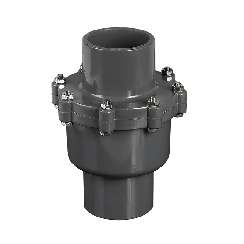 3-Inch PVC Ball Check Valve Water Acid Hydraulic Manual Control Big Size Check Valve Customizable OEM Support