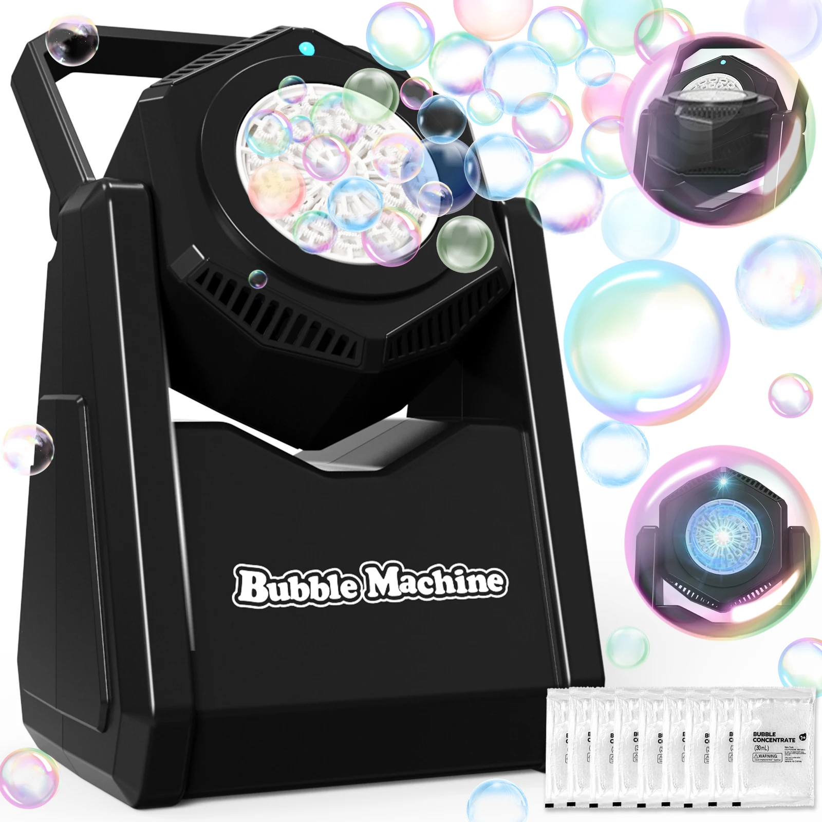 Bubble Maker with Bubble Solution Operated by Batteries for Indoor Outdoor