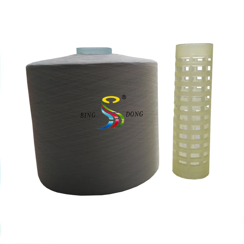 Wuhan 52/2 Semi Dull Korean Tubu 100% Virgin Polyester Spun Yarn