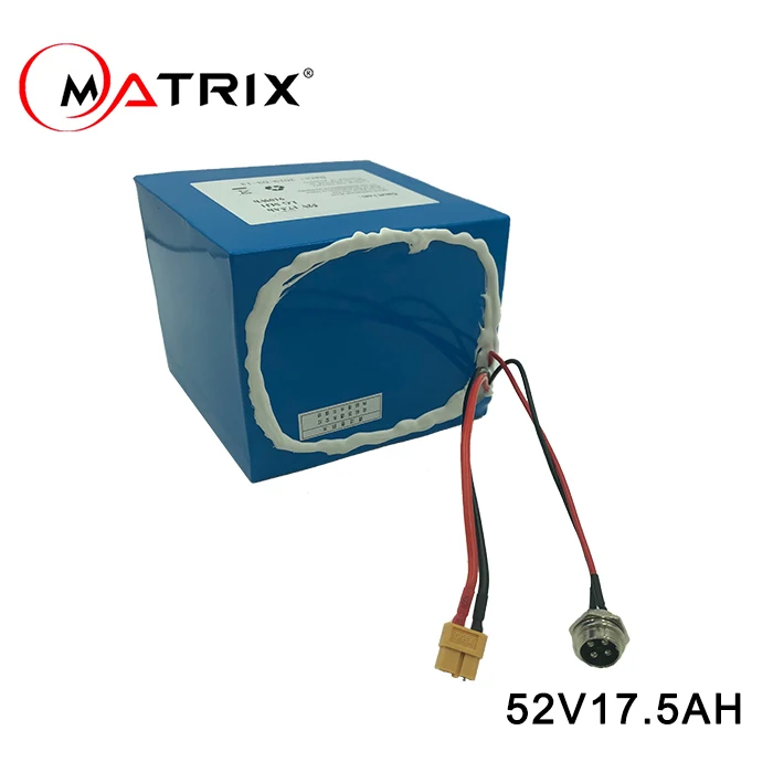 14S5P Rechargeable Li-Ion Battery Electric Scooter 52V 17.5Ah Battery Pack For Mobility Scooter