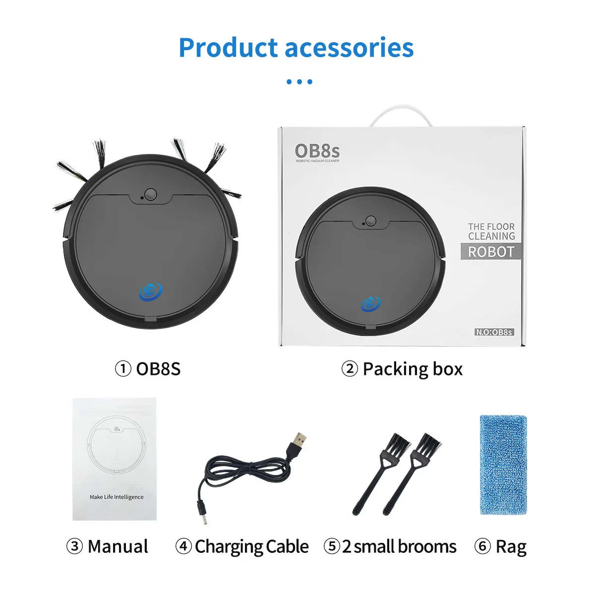 Huabao Mobile app control vacuum cleaner 1800PA cleaning appliances vacuum cleaners & floor care