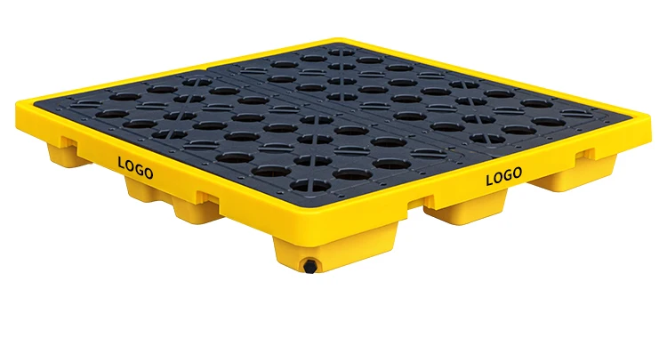 1300*1300*300mm  4 drums bunding spill pallet for sale