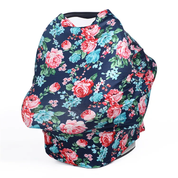 Nursing Breastfeeding Cover Scarf Baby Car Seat Canopy Shopping Cart Stroller Covers