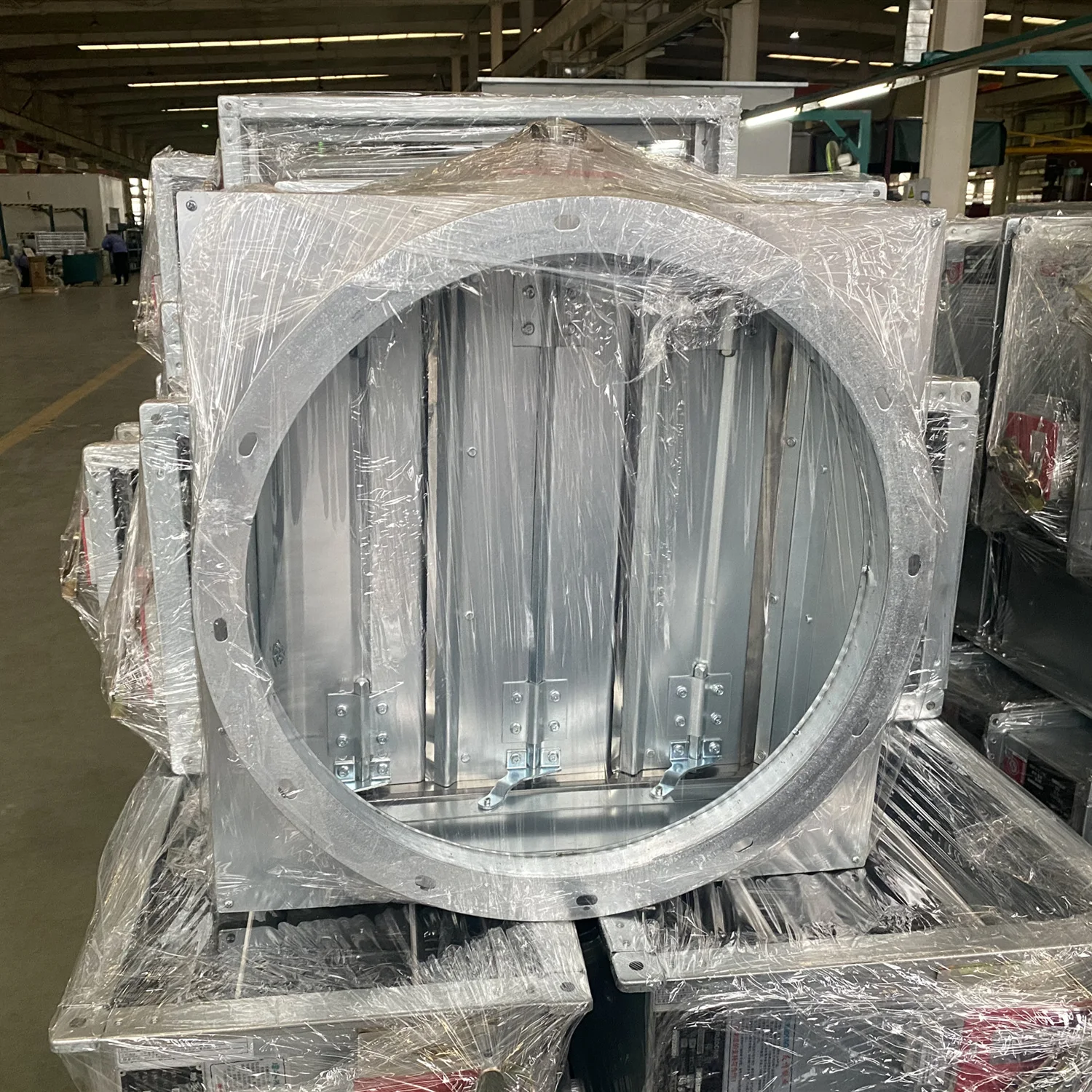 cheap price 70 or 280 Celsius Fire Damper Smoke Exhaust Valve For Ventilation System of building