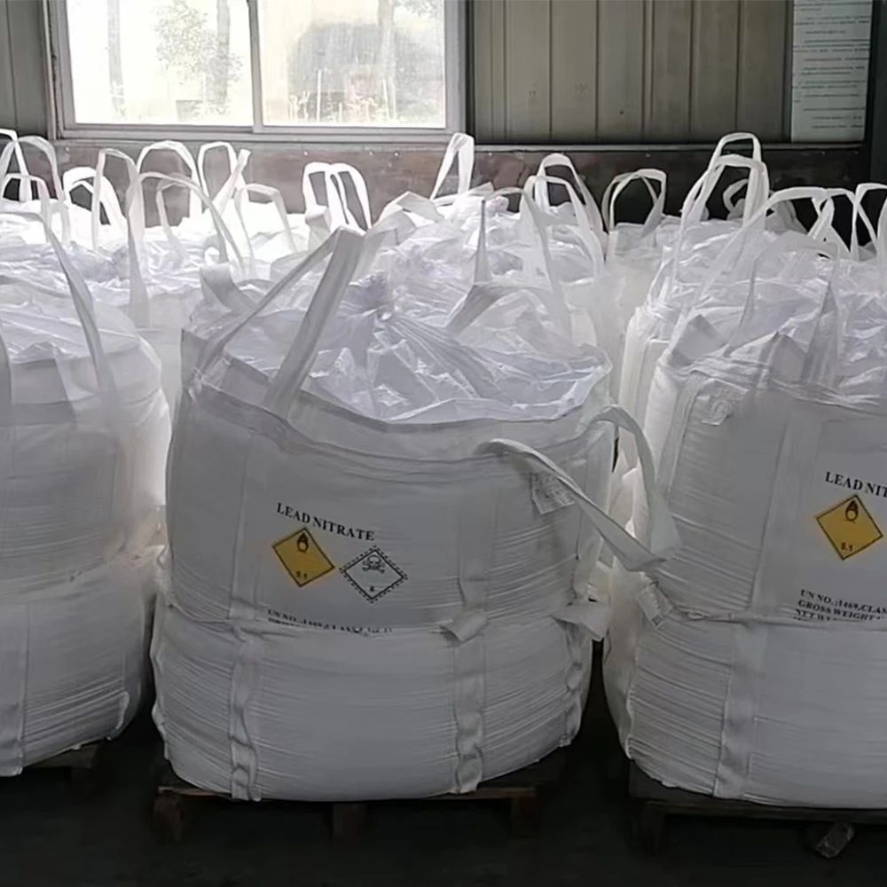 High quality and low price lead nitrate Pb(NO3)2 98% White cubic or monoclinic crystal