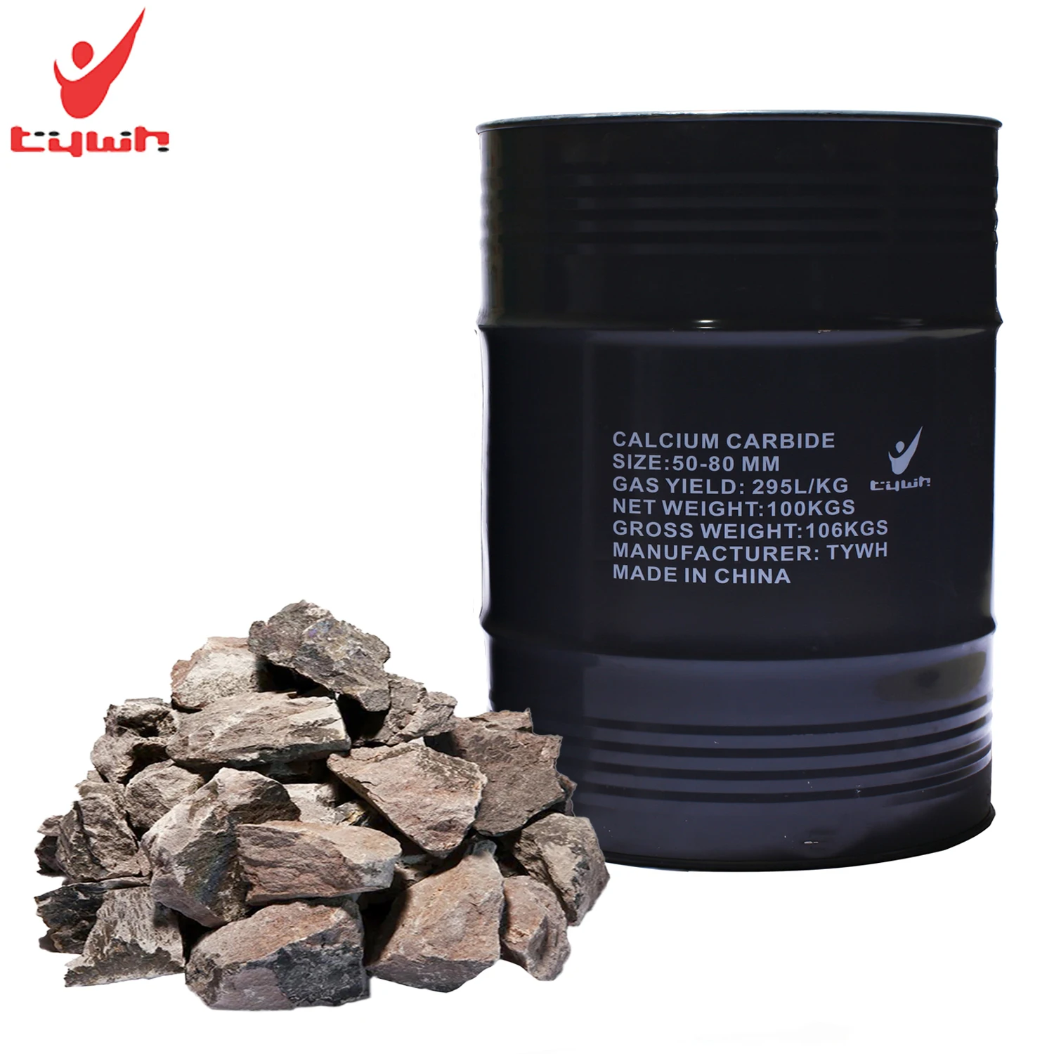 Cheap Price Chemical Inorganic Quality Production High Yield 295Kg/L Acetylene Gas 50-80mm Calcium Carbide