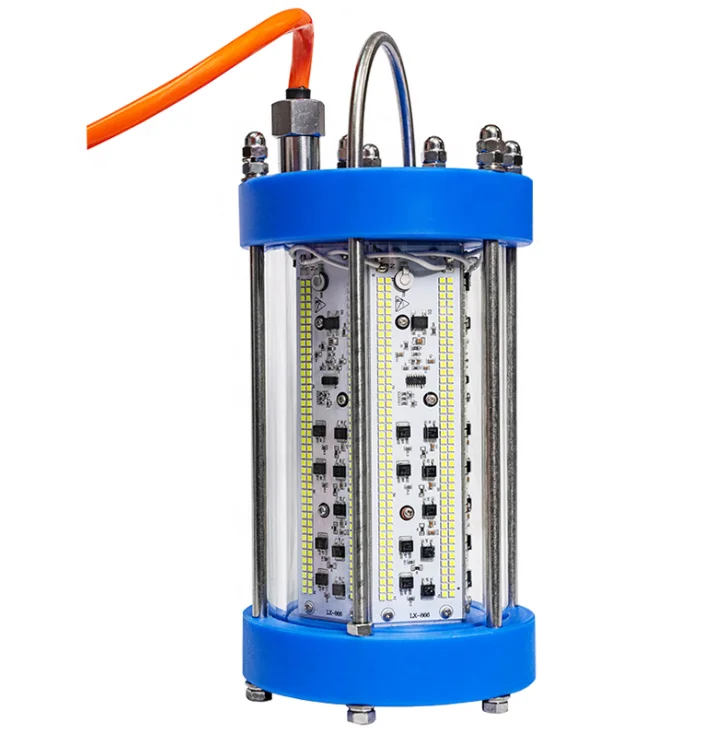 underwater fishing light 1000w fishing light Green White Bait Fishing light squid fish lamp