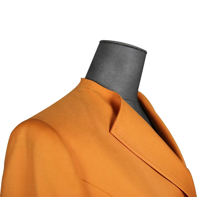 Классический костюм Блейзер Женская обтягивающая Женская деловой костюм комплект различных ткань верха по индивидуальному заказу 1 комплект повседневной жизни зубчатый защитный чехол для мобильного телефона