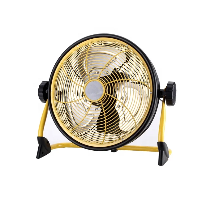 Rechargeable 12 inch 24V DC IPX4 Velocity Commercial Industrial Floor manufacturer cooling fan