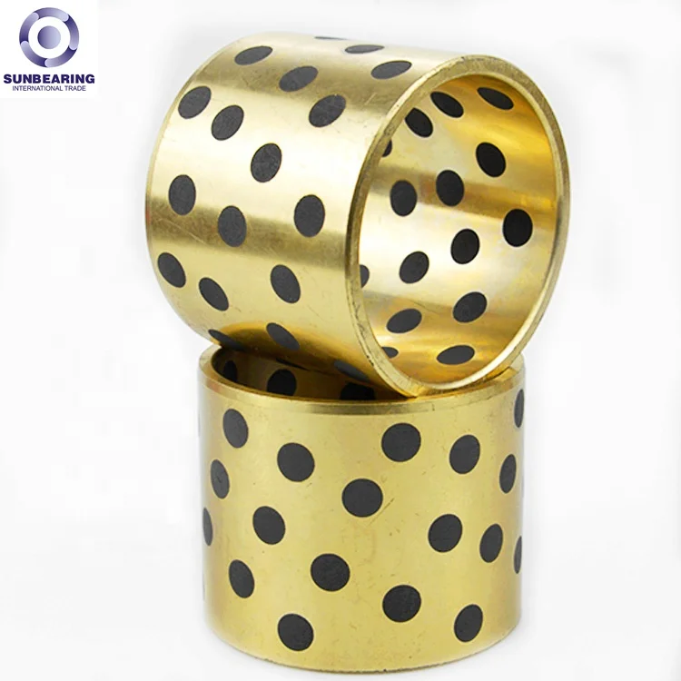 Высококачественный бесмасляный самосмазывающийся подшипник с заглушкой латунный подшипник карбоновая втулка графитовые втулки втулка Подшипник