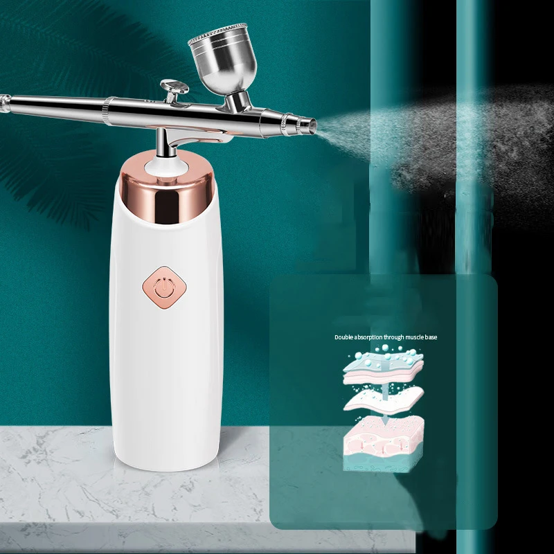 Hand Held High Voltage Portable Deep Cleansing Nano Ionic Beauty Face Steamer Set Facial Mist Sprayer