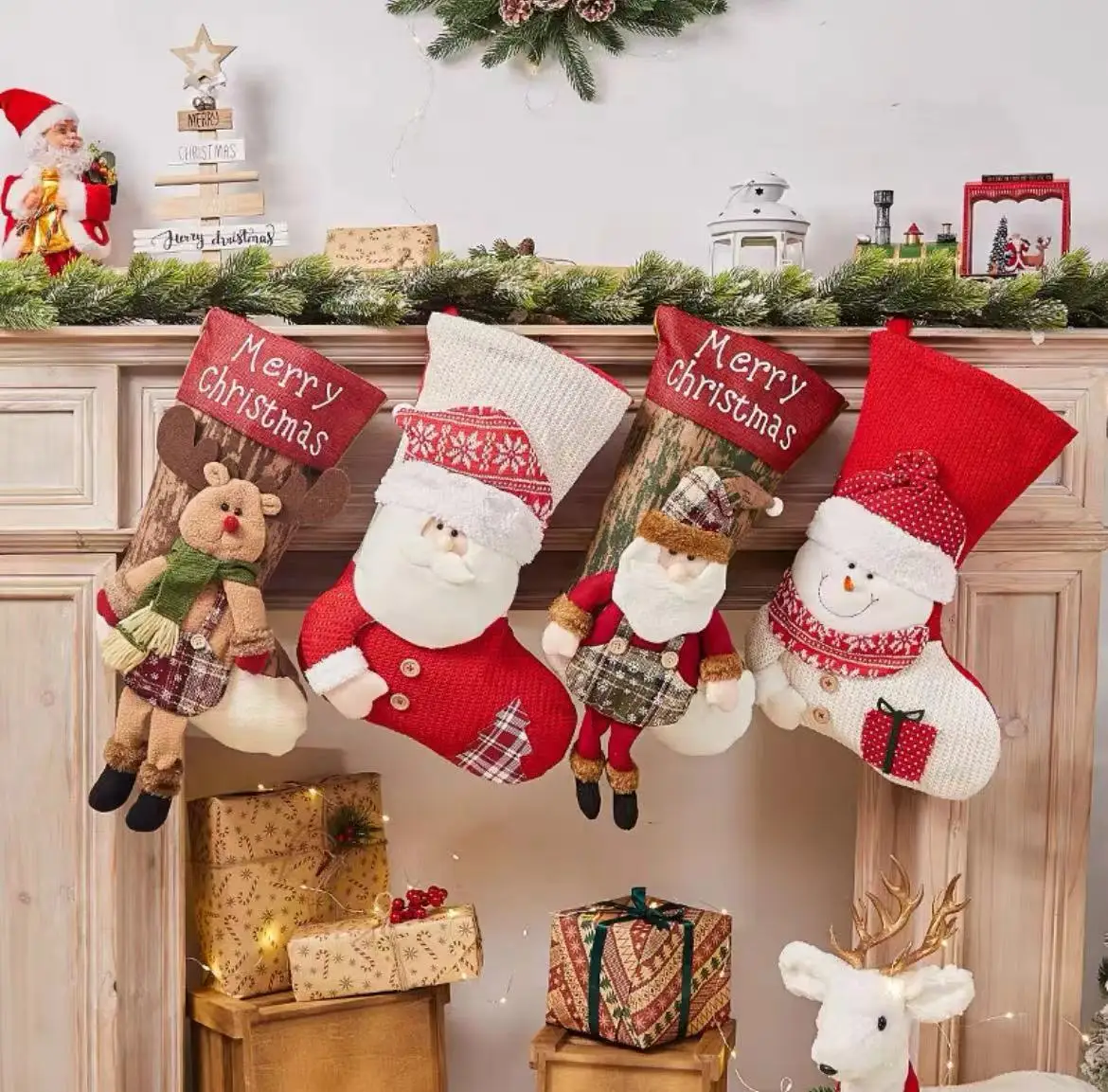 High Quality New Type Exquisite beautiful gift bag Christmas Stocking