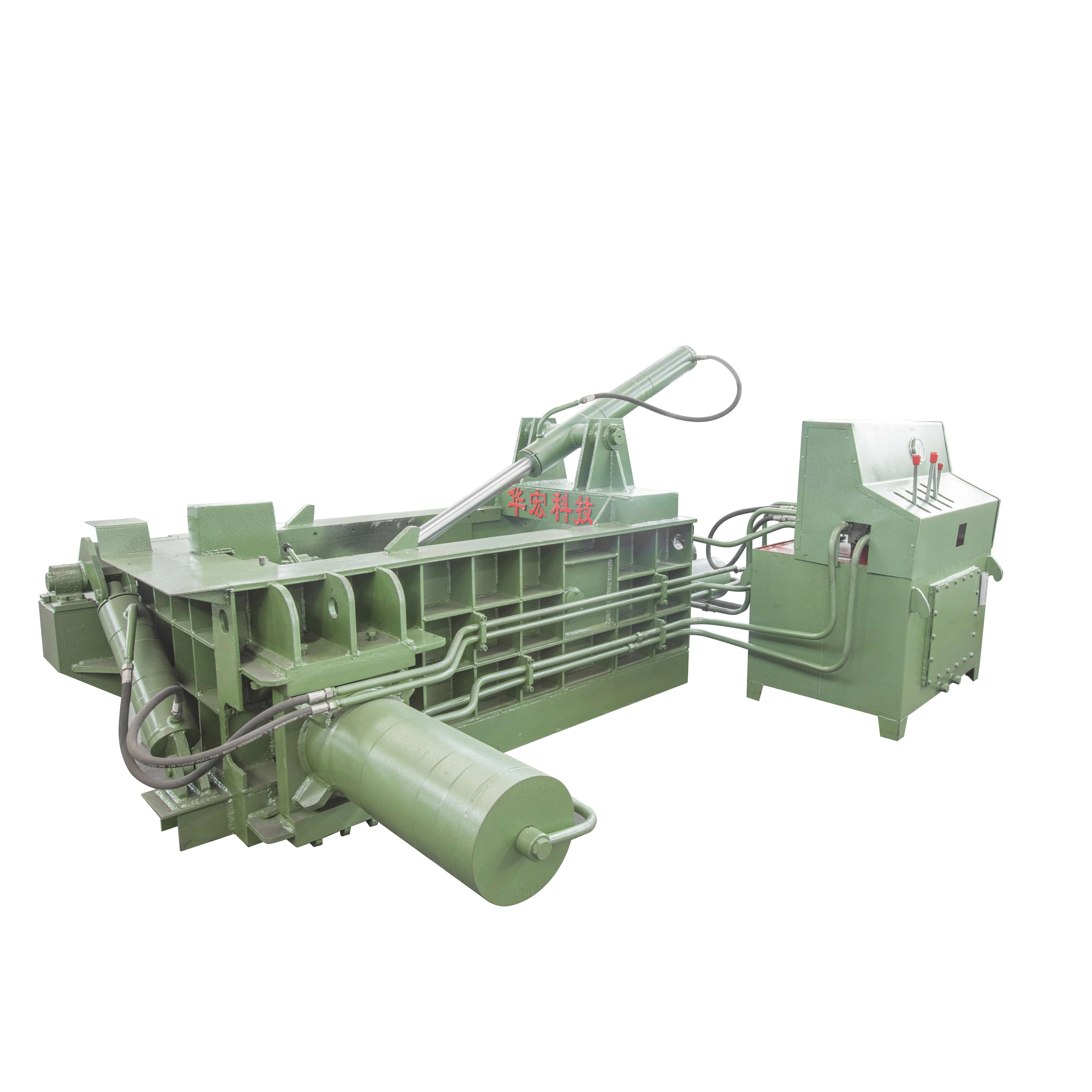 hydraulic scrap metal baling press machine