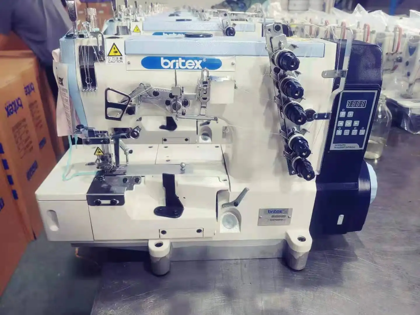 Best qualityBritex BR-2500D-01CB industrial direct drive flat bed interlock sewing machine price