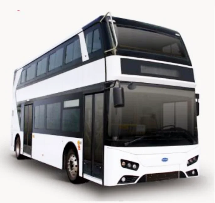 Двухслойный роскошный электрический автобус, новый энергосберегающий городской автобус, экскурсионный автобус