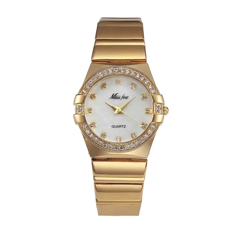 Waterproof hot sales Miss Fox luxury brand women diamond watches with star dial
