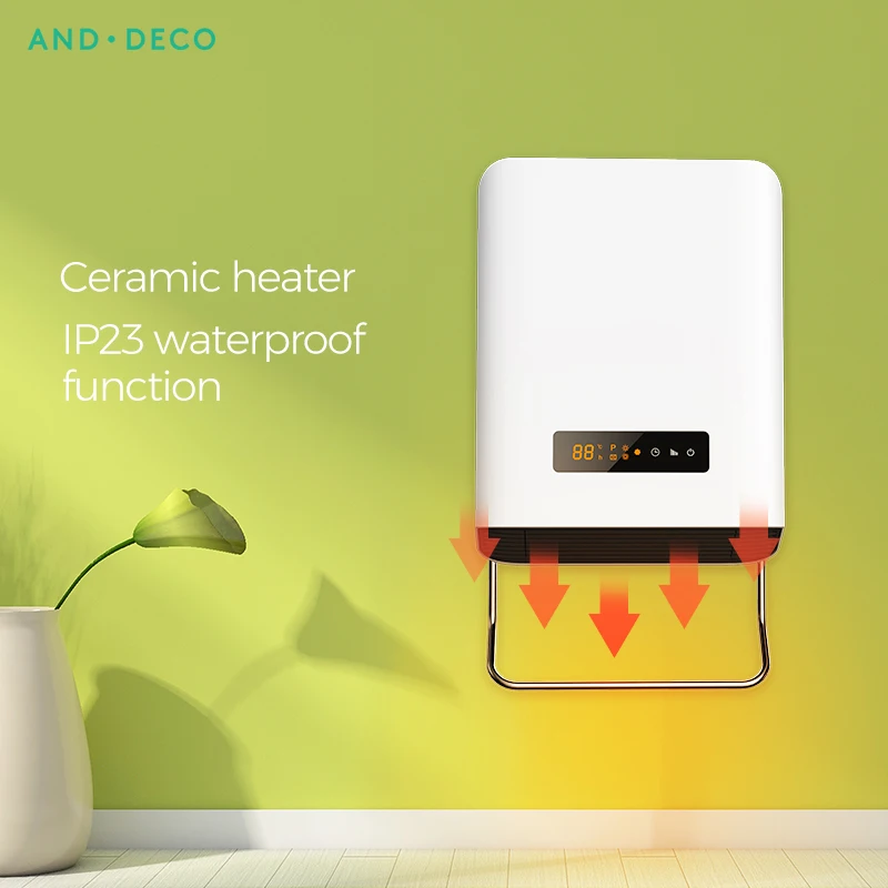 
Wholesale Bathroom Heater Double Overheat Protection Heater Ceramic Wall Heater 