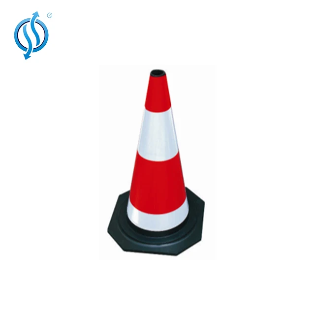 High Reflective No Parking Traffic Rubber Cone RX-LZ-5P-18