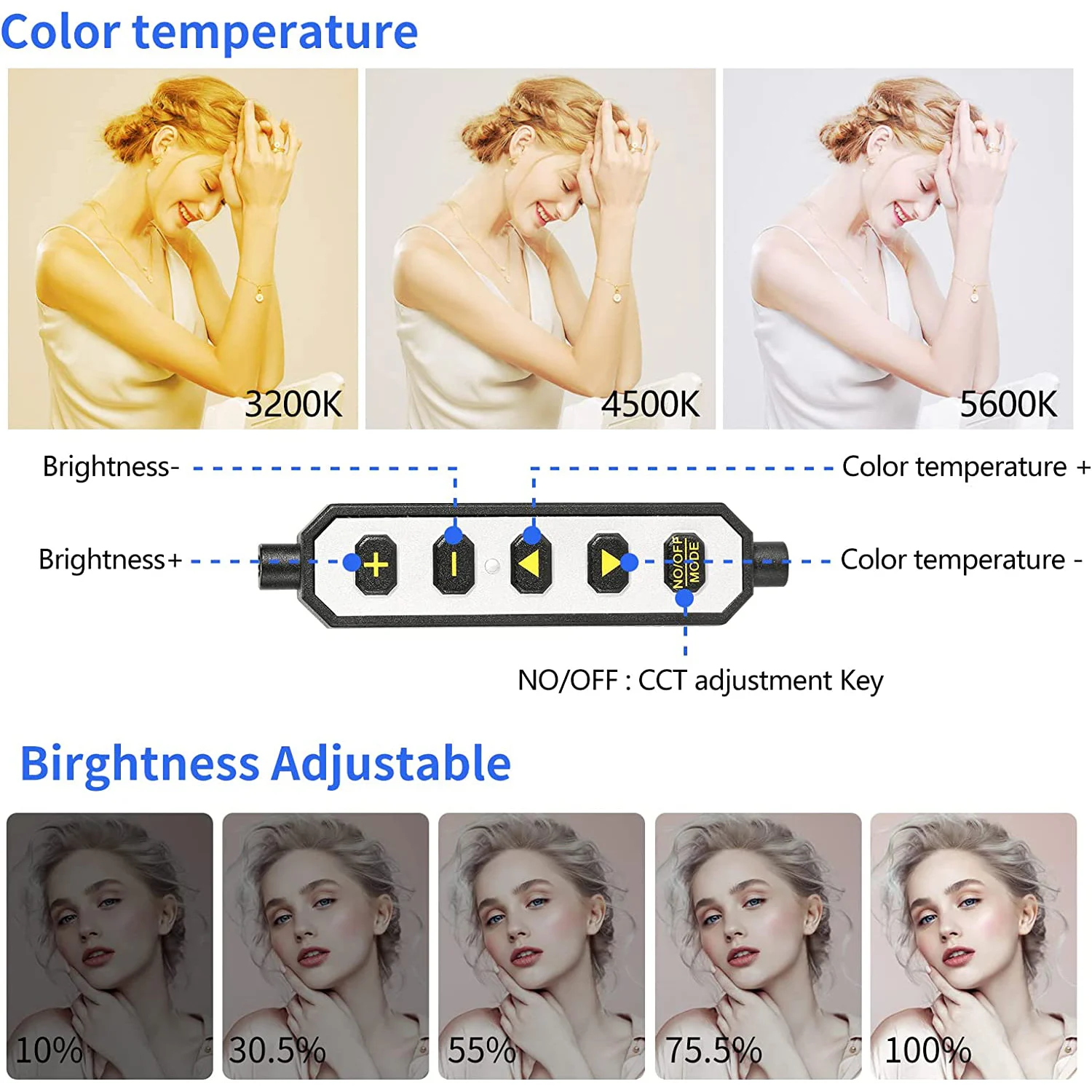 Sutefoto T176 3200-5500K 26W USB LED Video Studio Panel Light Kit photographic lighting for Photo/Video Shooting