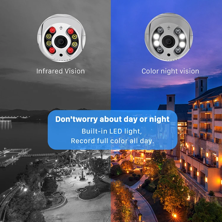 Заводская цена Starlight ICSEE 5MP беспроводная наружная мини камера безопасности PTZ WiFi CCTV