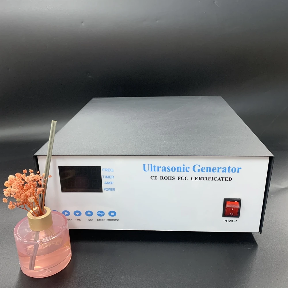 300w-3000w Sweep Digital Ultrasonic Sound Generator Kit For Driving Cleaning Transducer Box