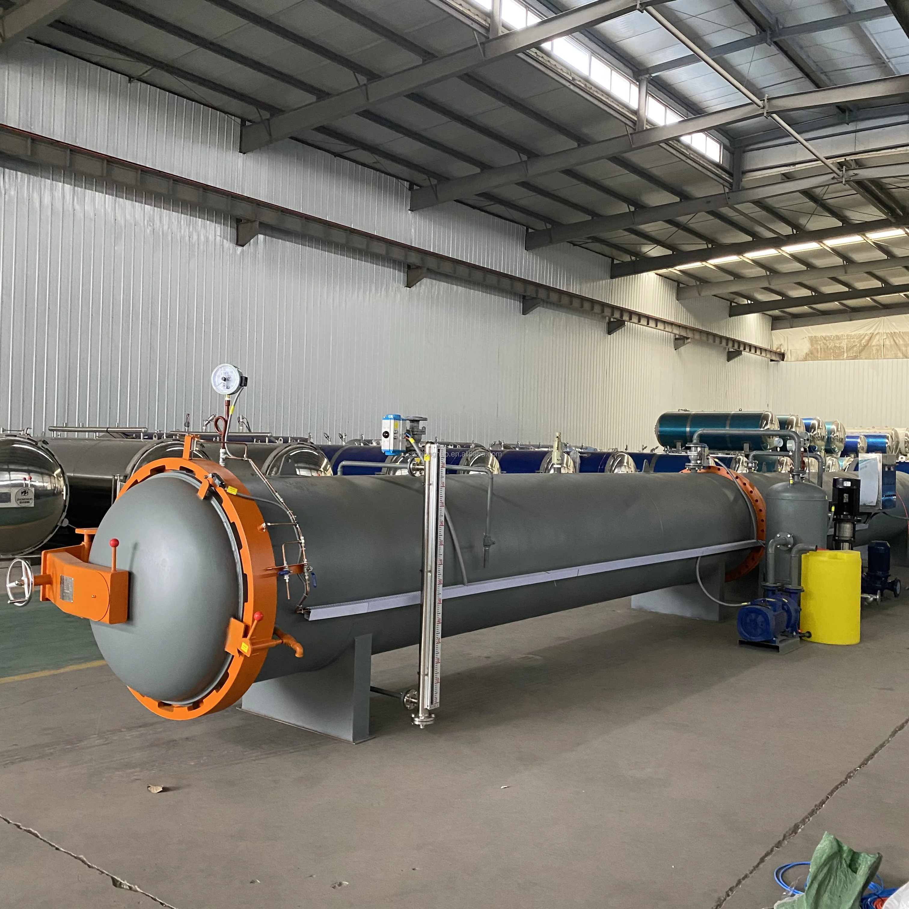 ZHONGNUO 1*12.5m Vacuum Wood Impregnation Autoclave for Abubaker