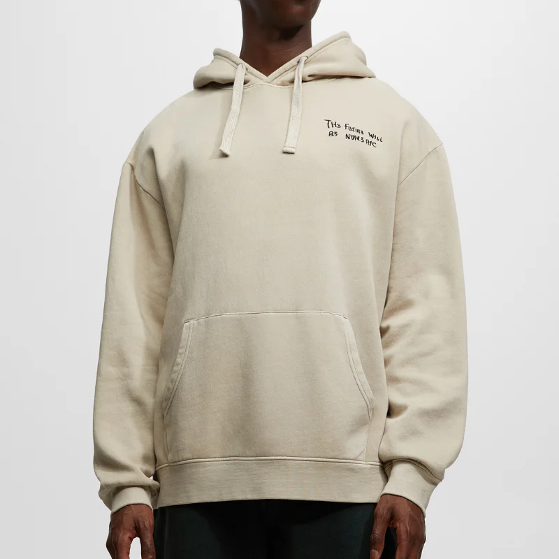 Outdoor Autumn Wholesale Cotton terry fabric Loose Fit Warm Color Oversized Custom Print Cheap Pullover Custom Hoodie