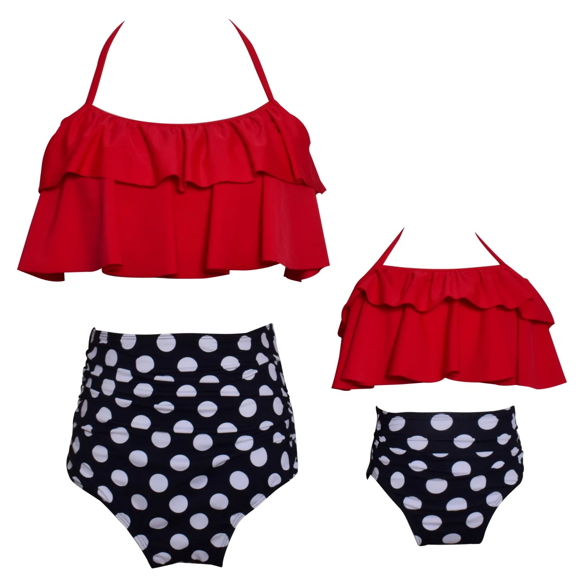 Wholesale Beautiful Parent and Child Swimwear Water Play Clothing Mom and Daughter Swimwear Beachwear