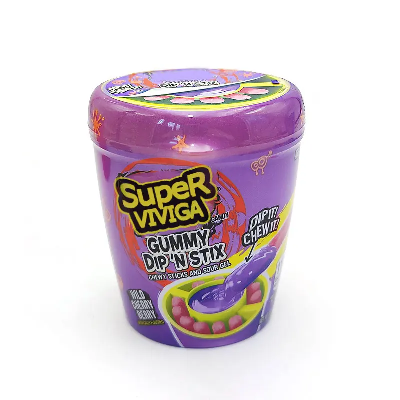 Индивидуальная торговая марка Oem, сочные каплевидные конфеты, жевательные палочки и кислый гель
