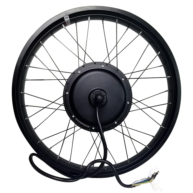 Fat Electric Bike Kit 60V/72V 3000W Electric Fat tire Snow Bike Rear Wheel Hub Motor Kit with with tire sine wave controller