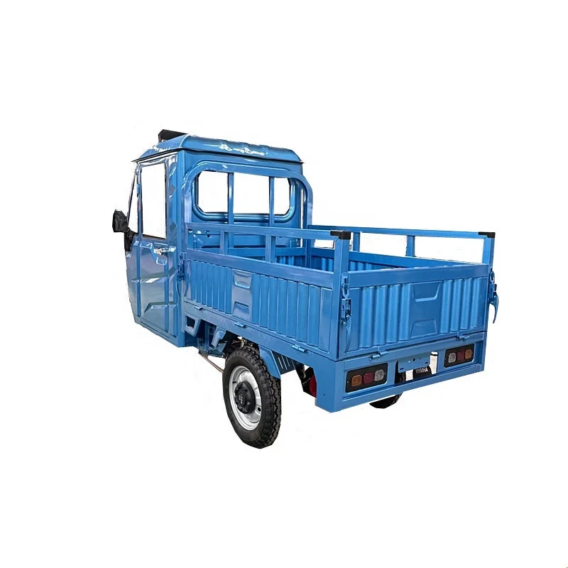 Closed electric tricycle, high-power freight tricycle with shed, electric tricycle