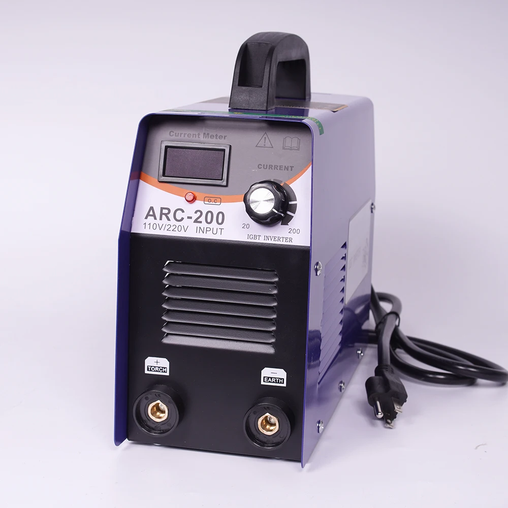 New Type ARC-200 120A 110V 220V portable electric rod welding machine inverter arc welding machine IGBT technology