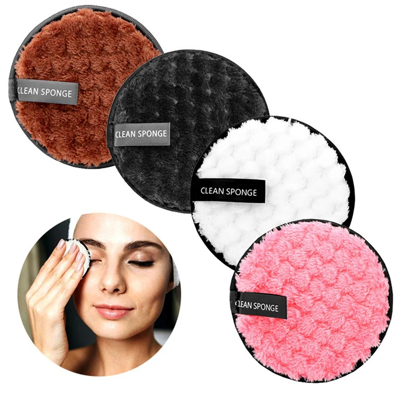 Best Seller Washable Face Cleansing Pads Private Label Reusable Facial Cloth Pads Makeup Remover Wash Body Makeup Remover Pad