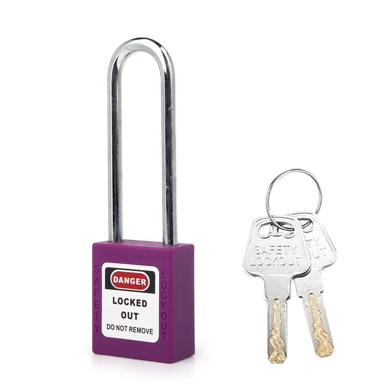 Производитель OEM, безопасный замок с 6 мм закаленной стальной скобой для блокировки промышленного оборудования