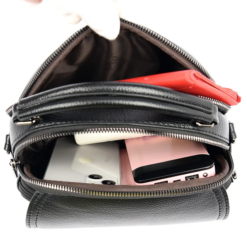 2024 new leather pu Lightness small crossover cross body bag for ladies fashion and high quality handbags
