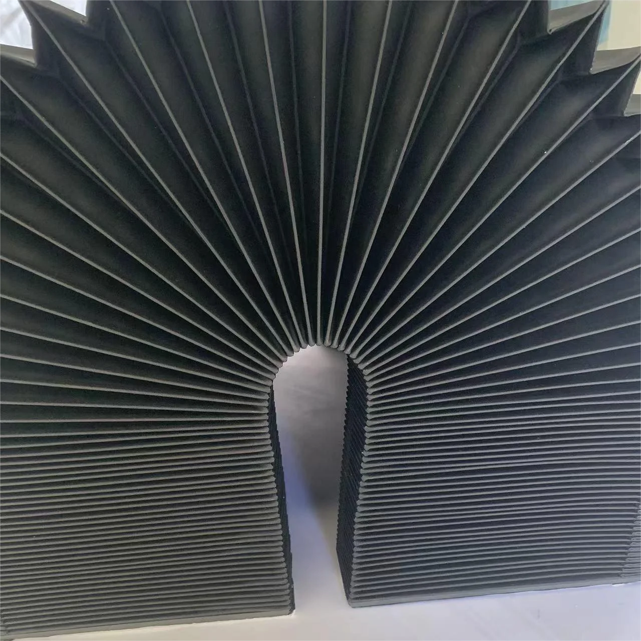 1946711 CNC Linear Guide Rail Accordion Bellows Cover New Used Pneumatic Drive Faltenbalg Z Bottom Guard Shield Engine Machinery