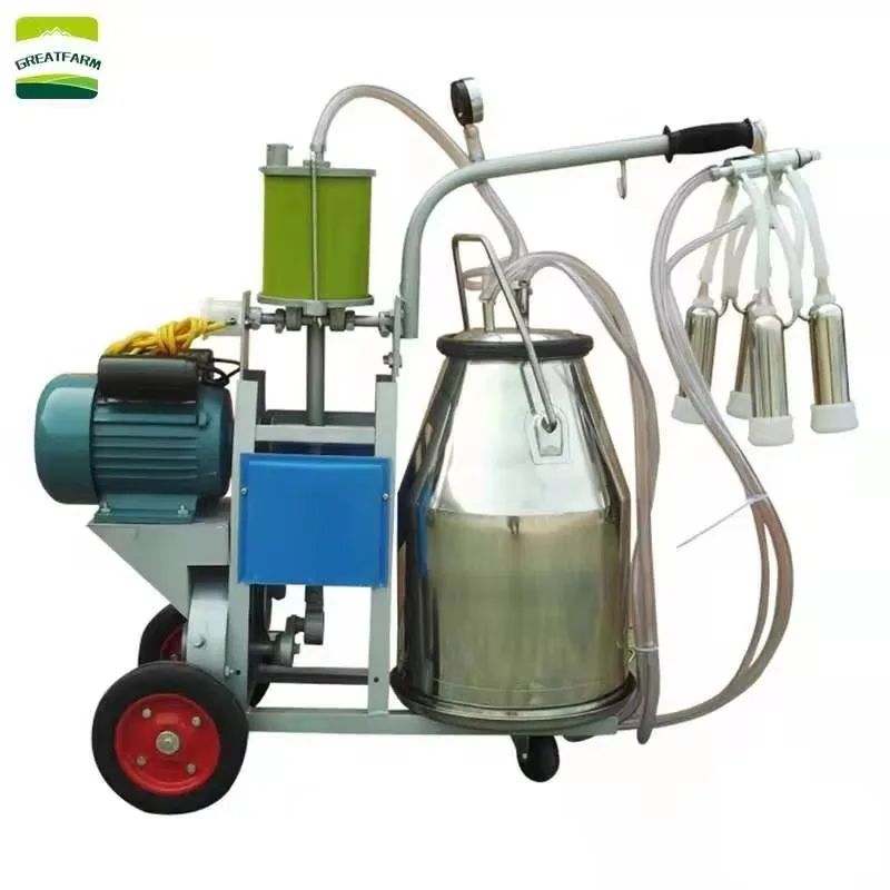 2024 Hot Product Wholesale High Quality Portable Milking Machines Single Barrel Pulse Milking Machine