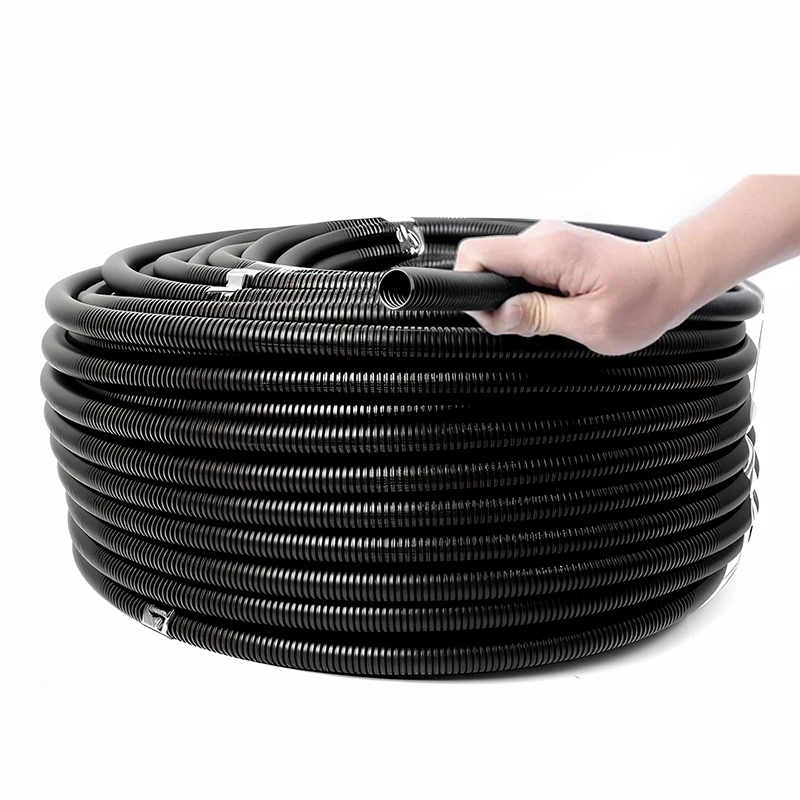 Трубопровод 1/2 сверхмощный гофрированный 3/4 Gi ПВХ 20 мм Черный гофрированный белый  Гофрированные Трубки Ткацкого Станка